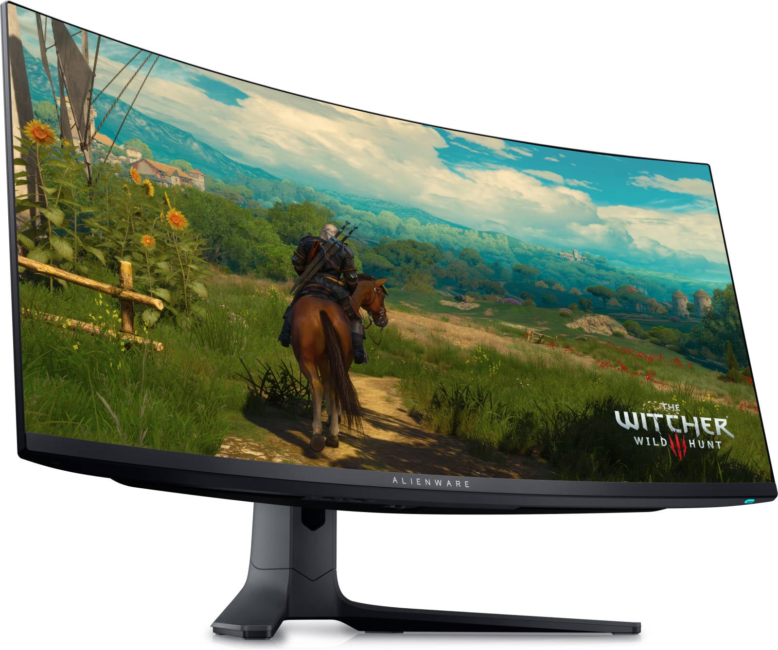 Dell Alienware 34 Curved Gaming Monitor, 34" WQHD QD-OLED Display, 165Hz Refresh Rate, 0.1ms (GtG) Response Time, AMD FreeSync Premium Pro Technology, 1.07b Display Colors, Black | AW3423DWF