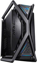 ASUS ROG Hyperion GR701 E-ATX PC Case, BTF Edition, Tempered Glass Side Panels, Up to 420mm Dual Radiator, 4*140mm Fans, Metal GPU Holder, Compnent Storage, ARGB Fan Hub, Black | 90DC00F0-B39020