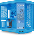 HYTE Y70 Touch Infinite Dual Chamber Mid-Tower ATX PC Gaming Case, Supports Up to 360mm Radiator & 10x 120mm Fans, Nexus Touch, 1x USB-C 3.2 Gen 2, 2x USB-A 3.2 Gen 1, Blueberry Milk | CS-HYTE-Y70-BM