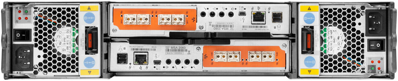 HPE MSA 2062 16Gb Fibre Channel SFF Storage 24 SFF SAS Storage, 6x MSA 2.4TB SAS HDD, 2x AC Power Supplies, 2x 16Gb SW FC SFP 4-Pack