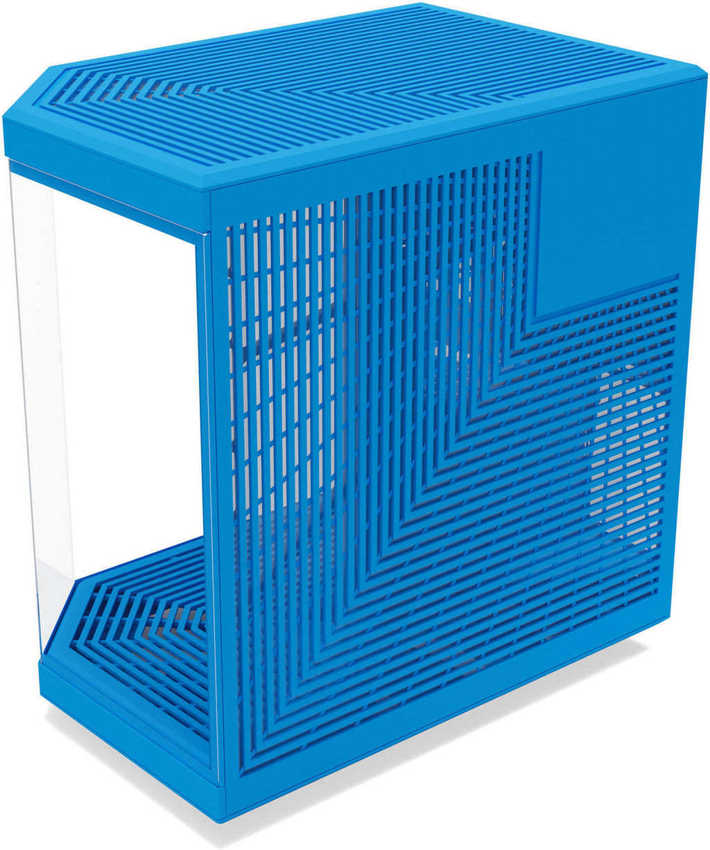 HYTE Y70 Touch Infinite Dual Chamber Mid-Tower ATX PC Gaming Case, Supports Up to 360mm Radiator & 10x 120mm Fans, Nexus Touch, 1x USB-C 3.2 Gen 2, 2x USB-A 3.2 Gen 1, Blueberry Milk | CS-HYTE-Y70-BM