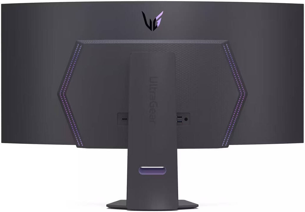 LG 45GS95QE Curved Gaming Monitor, 45" WQHD OLED Display, 240Hz Refresh Rate, 0.03ms (GtG) Response Time, AMD FreeSync Premium Pro & NVIDIA G-Sync Compatible, Black | 45GS95QE