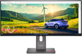 Lenovo ThinkVision P34WD-40 Monitor, 34" IPS WLED Display, WQHD Resolution, 120Hz Refresh Rate, 4ms (Extreme Mode) Response Time, 4-Sided Ultra Thin Bezel, Eclipse Black | 64ADGAT1UK